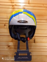 PRILBA ALPINA RACE BLUE-LIME 48-52CM